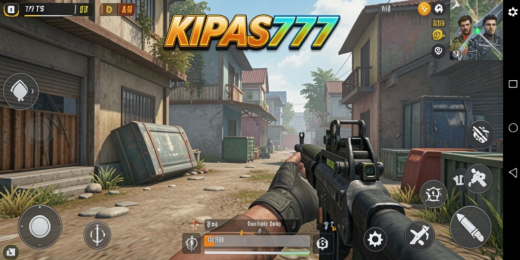 Screenshot gameplay seru KIPAS777 yang menunjukkan aksi seru di arena.