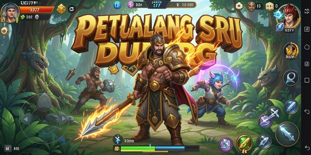 Screenshot gameplay RPG UG777 menunjukkan aksi seru dan grafis yang menakjubkan.